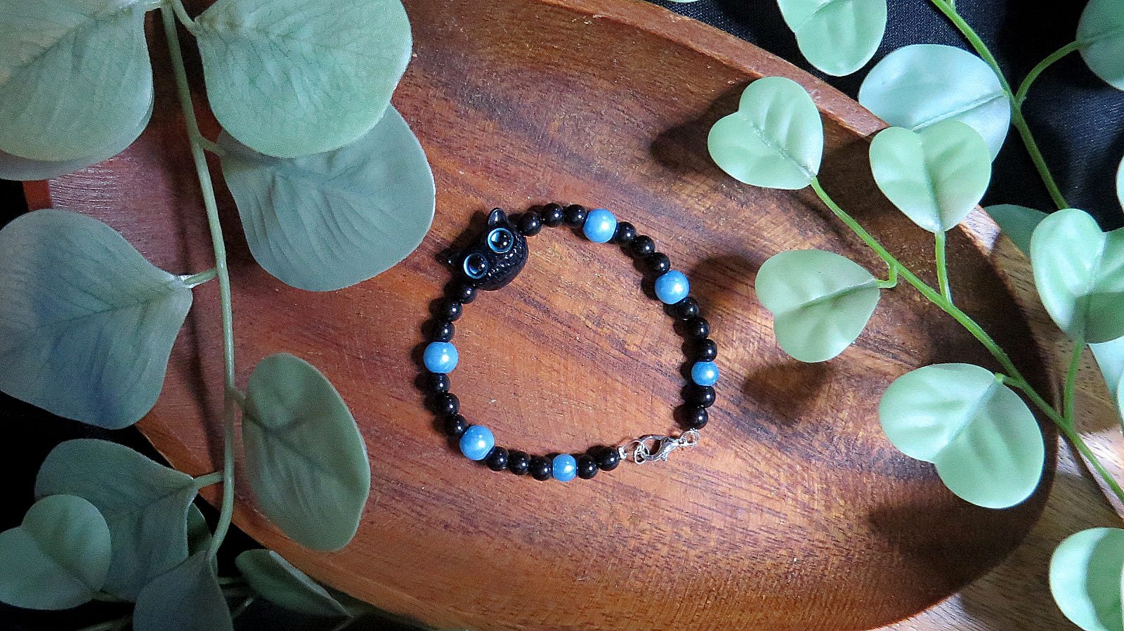 Bracelet black cat